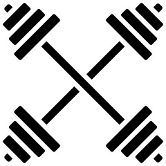 Crossed Dumbbells Icon
