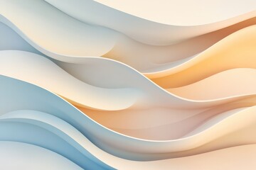 Obraz premium Abstract design featuring soft, flowing curves.