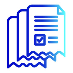 File Icon # Notary Pack Themes # Outline Gradient Style