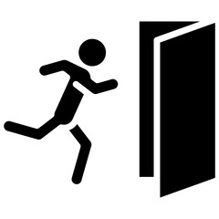 Emergency Exit Icon