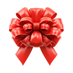 Festive Red Bow Elegant Gift Wrapping Celebration Joy