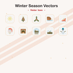 Winter Season Icons