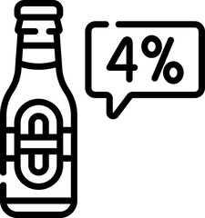 alcoholic drink illustration on a white background    