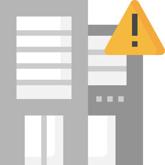 alert illustration on a white background   