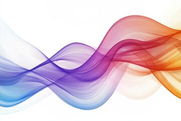 Naklejka premium Abstract design with flowing, colorful waves.