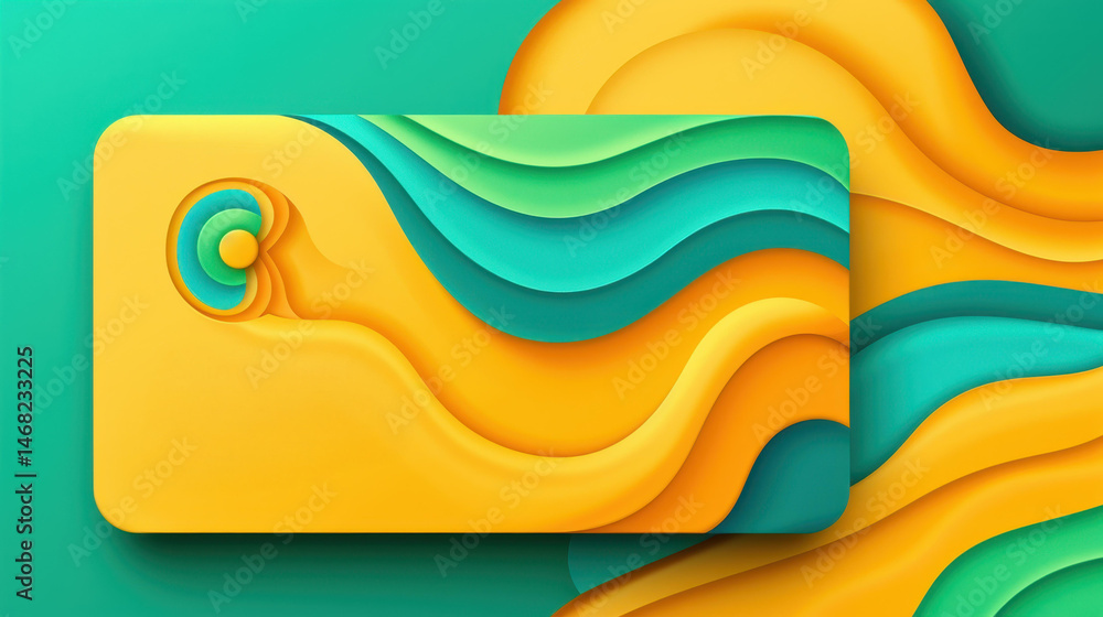 Poster sleek, modern business card template designed for easy customization with a flat user interface and 