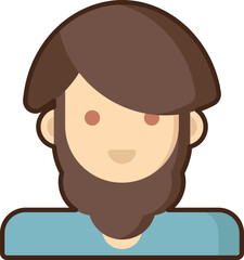 man illustration on a white background     