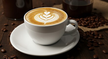 High-Resolution Close-Up of Dark Coffee and Foam