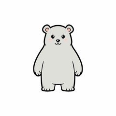 polar bear illustration