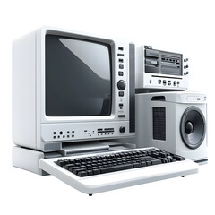 Realistic computers. 3D. Vector image --v 6.1 --s 750 --raw