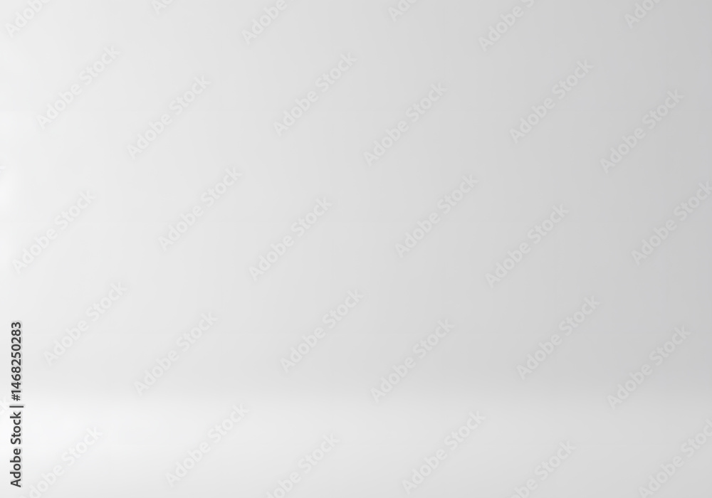 Poster plain white studio background with soft gradient for product displays and presentations