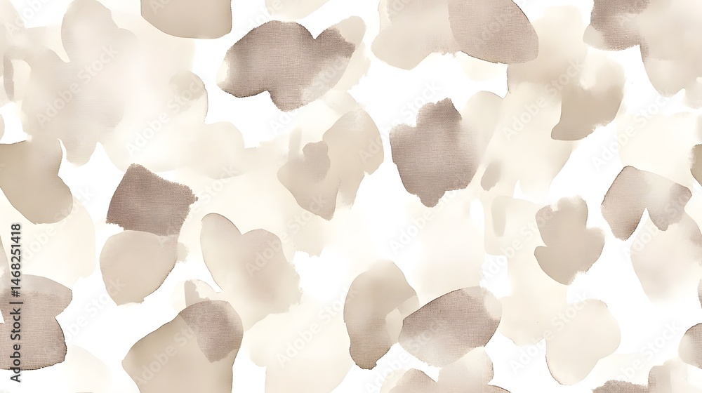 Poster abstract pattern of soft, muted colors on a light background.