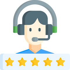 rating illustration on a white background     