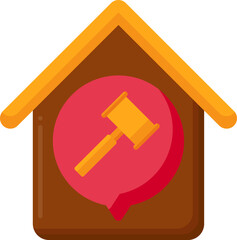 real estate illustration on a white background     