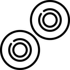 red blood cells illustration on a white background     