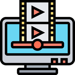 Obraz premium screen illustration on a white background 