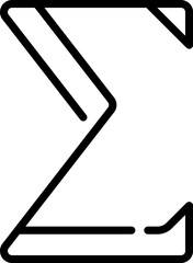 sigma illustration on a white background     