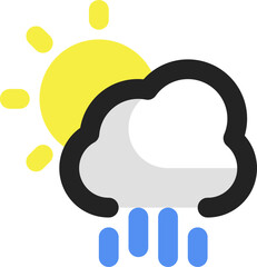 sun illustration on a white background    