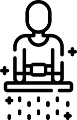 teleport illustration on a white background     