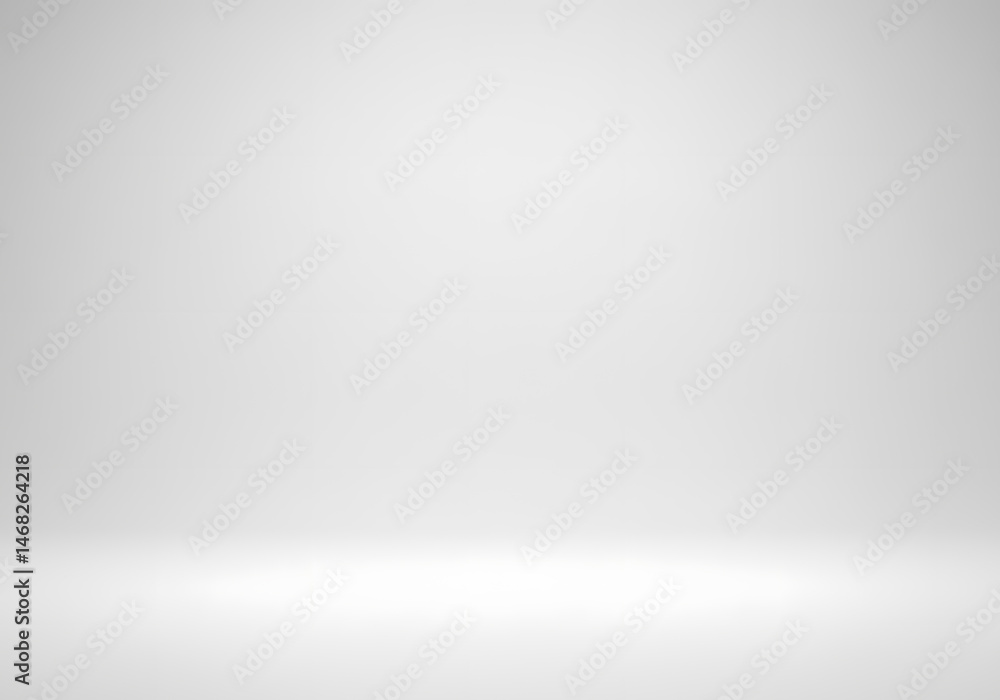 Poster simple white gradient background with subtle floor lighting suitable for product display and website