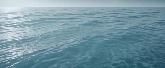Fototapeta premium Abstract light blue water, subtle wave patterns, tranquil scene , soft, undulating, ripples