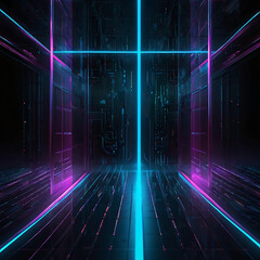 Futuristic Tech Background

