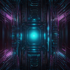 Futuristic Tech Background

