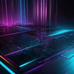 Futuristic Tech Background

