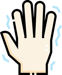 parkinson (3) illustration on a white background    