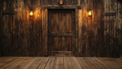 Rustic Wooden Doorway