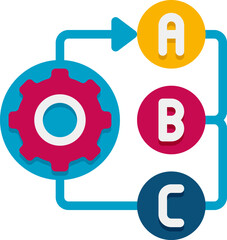 planning strategy illustration on a white background     