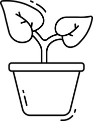plant illustration on a white background    