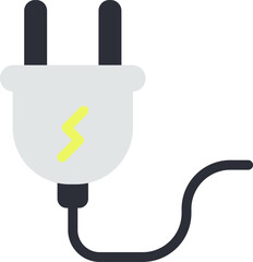 power plug illustration on a white background     