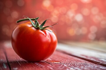 tomatoes on a wooden table