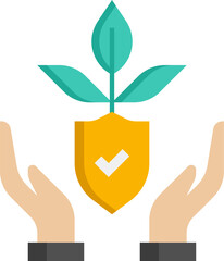 save the planet illustration on a white background     