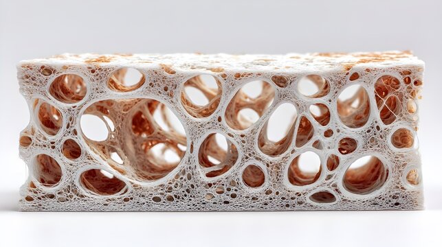 Explore Innovative Biomaterials With Cell-Seeded Silk Fibroin Scaffold Slice Revolutionizing Tissue Engineering Research Applications Cutting-Edge
