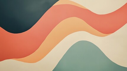 Abstract wavy colorful background