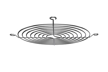 vent Circular Metal Fan Grill for Protecting Guard with Concentric Rings and Mounting Clips Protective Wire Mesh Cover for Safety and Airflow Cover Computer or Electronic Cooling Fans PNG Transparent 