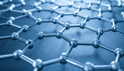 Explore the Intricate World of Graphene: Nanomaterial Structure Close-Up