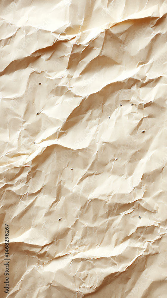 Poster recycled paper texture with embedded seeds