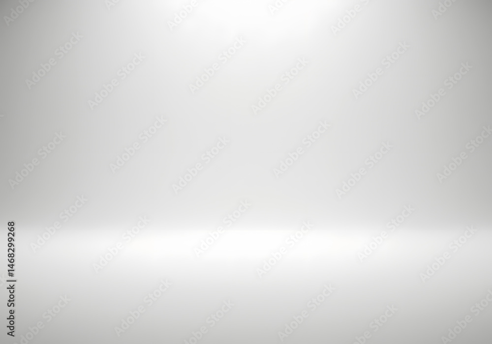 Poster white gradient background with simple studio look ideal for product display, clean web design, or mi