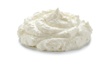 feta cheese dip isolated on white background