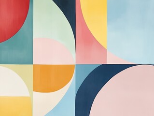 Colorful geometric abstract art (1)