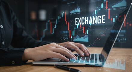 Stock Exchange Trading: Online Investment Platform Real estate business technology selling purchasing agreement