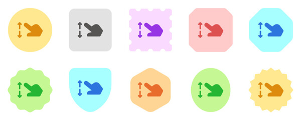 Editable two fingers spread vector icon. Part of a big icon set family. Perfect for web and app interfaces, presentations, infographics, etc