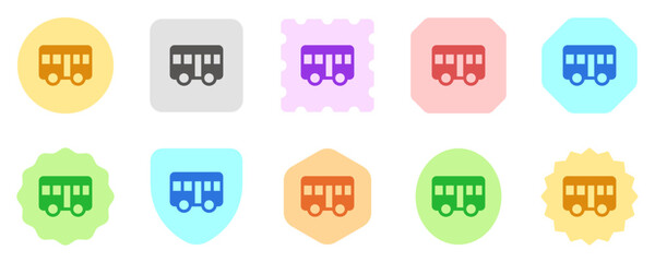 Editable bus vector icon. Vehicles, transportation, travel. Part of a big icon set family. Perfect for web and app interfaces, presentations, infographics, etc