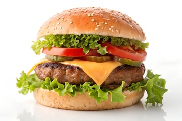 fresh tasty burger