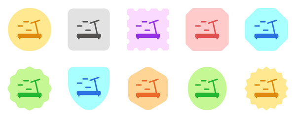 Editable treadmill vector icon. Part of a big icon set family. Perfect for web and app interfaces, presentations, infographics, etc