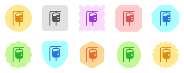 Editable iv liquid vector icon. Part of a big icon set family. Perfect for web and app interfaces, presentations, infographics, etc