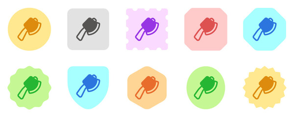 Editable axe vector icon. Part of a big icon set family. Perfect for web and app interfaces, presentations, infographics, etc